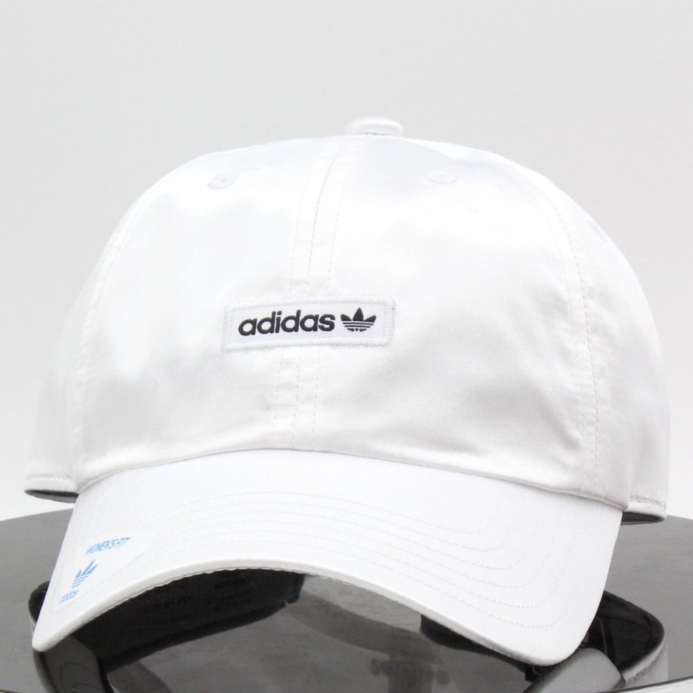 Adidas Women's SATIN WHITE adjustable HAT One Size